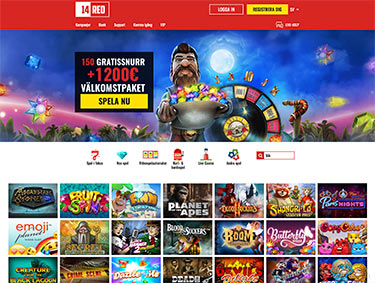 Skärmdump från Booming Games casinot 14 Red