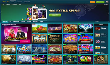 Skärmdump från Booming Games casinot Extra Spel