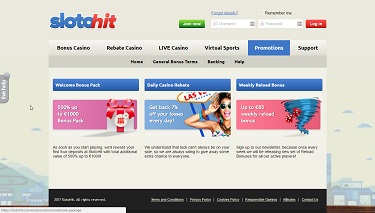 Slotohit Casino hemsida