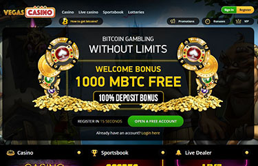 Skärmdump från Evolution Gaming casinot Vegas Casino