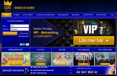 Karl Casino hemsida