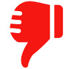 Thumbs down