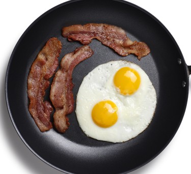bacon och ägg