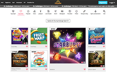 Välj dina favoriter på Casimba