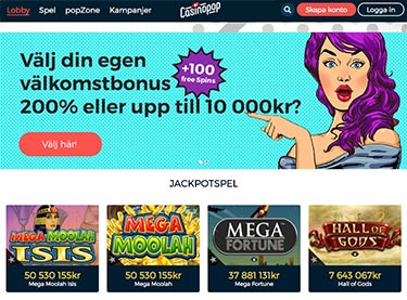 Casino Pop - Bonus & jackpottspel