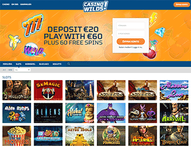 Spelautomater hos Casino Wilds