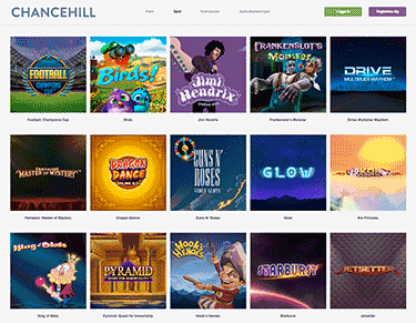 Chance Hill - Flera spel