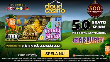 Cloud Casino's Hemsida