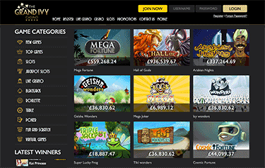 Grand Ivy Jackpots