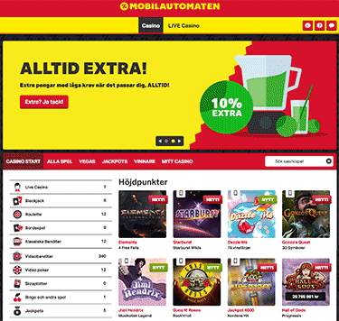 Mobil Automaten - Hemsidan
