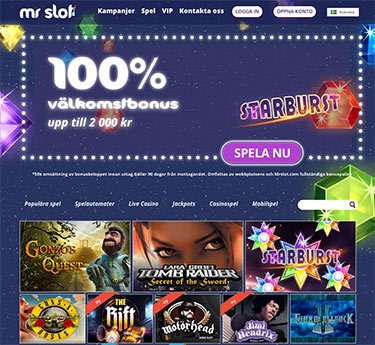 Mr Slot Hemsida