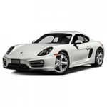 Vit Porsche Cayman 718