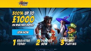 Smashing Casino's Hemsida