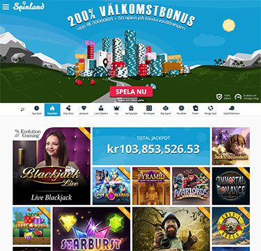 Spinland's hemsida - dagtid