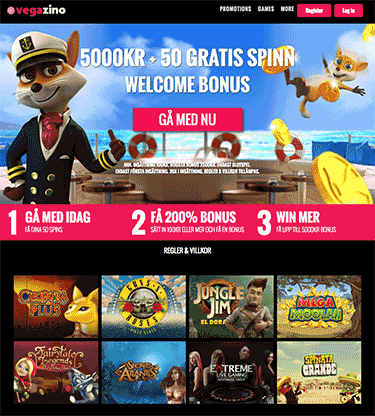 Vegazino Hemsida 375 pixels