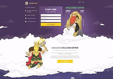 Vikingheim Casino's Hemsida